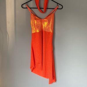 Bright Orange Dress